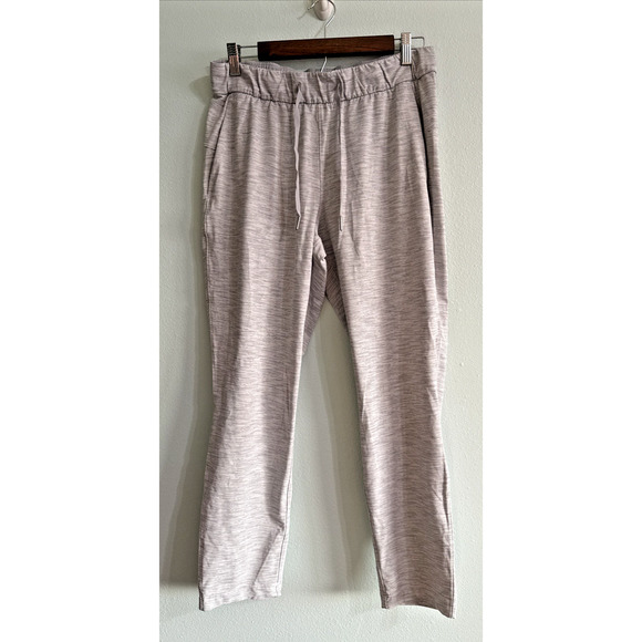 LULULEMON On The Fly Pants Luxtreme Battleship Gray Full Length 27” Womens Sz 8 - Picture 1 of 6